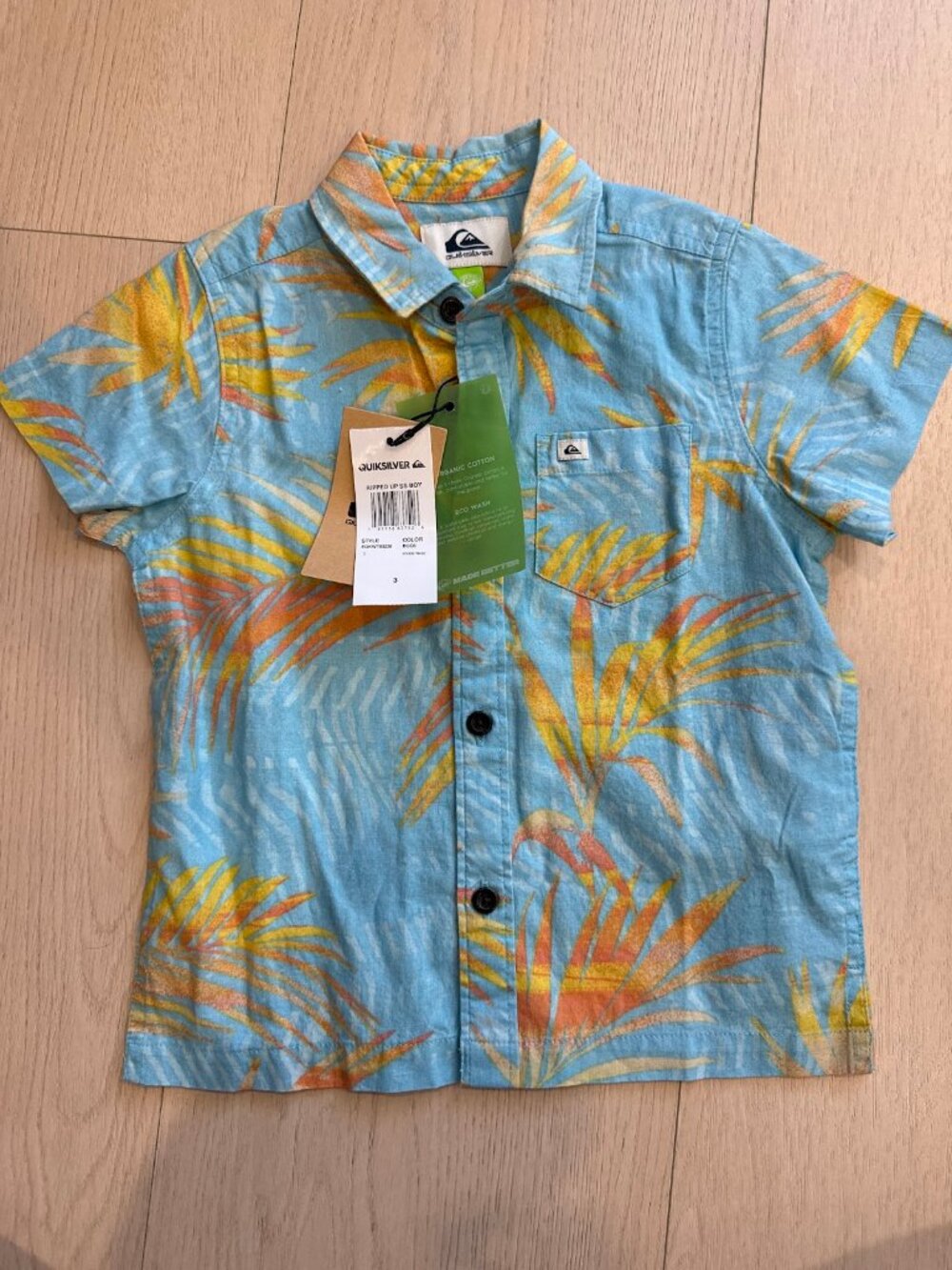 NWT Quiksilver Shirt 3 Blue